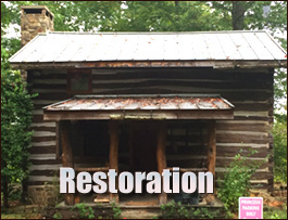 Historic Log Cabin Restoration  Fresno, Ohio